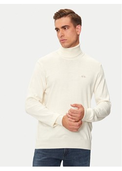 La Martina Golf ZMS019 YW091 Écru Regular Fit ze sklepu MODIVO w kategorii Swetry męskie - zdjęcie 182670377