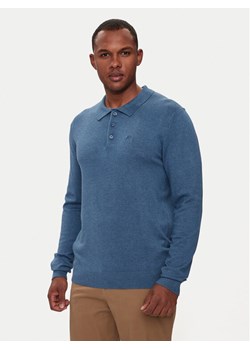 Lindbergh Polo 30-800144 Niebieski Regular Fit ze sklepu MODIVO w kategorii T-shirty męskie - zdjęcie 182670496