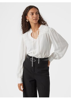 Vero Moda Bluzka Bumpy 10300602 Biały Regular Fit ze sklepu MODIVO w kategorii Bluzki damskie - zdjęcie 182670545