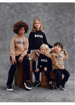Boss Bluza J25Q15 D Czarny Regular Fit ze sklepu MODIVO w kategorii Bluzy chłopięce - zdjęcie 182670646