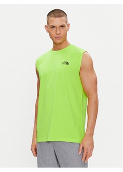 The North Face Tank top Simple Dome NF0A87R3 Zielony Regular Fit ze sklepu MODIVO w kategorii T-shirty męskie - zdjęcie 182670736