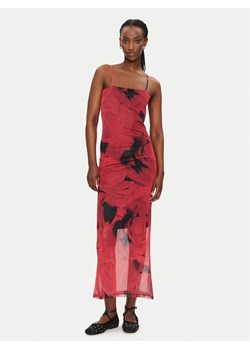 Noisy May Sukienka letnia Rosa 27033451 Czerwony Slim Fit ze sklepu MODIVO w kategorii Sukienki - zdjęcie 182670738