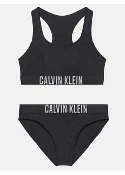 Calvin Klein Swimwear Strój kąpielowy KY0KY00091 Czarny ze sklepu MODIVO w kategorii Stroje kąpielowe - zdjęcie 182670765