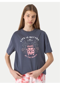 4F T-Shirt 4FJWSS24TTSHF1146 Szary Loose Fit ze sklepu MODIVO w kategorii Bluzki dziewczęce - zdjęcie 182670777