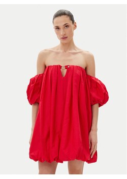 PINKO Sukienka letnia 105211 A2LD Czerwony Regular Fit ze sklepu MODIVO w kategorii Sukienki - zdjęcie 182670785