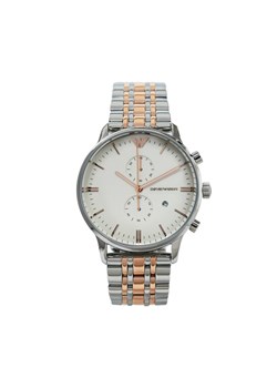 Emporio Armani Zegarek AR0399 Srebrny - id: 4051432574177 - marki Emporio Armani - 182670825 Emporio Armani Zegarek AR0399 Srebrny ze sklepu MODIVO w kategorii Zegarki - zdjęcie 182670825