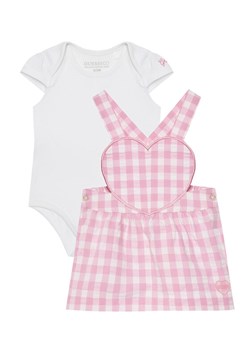 Guess Sukienka codzienna S5GG10 K6YW4 Biały Regular Fit ze sklepu MODIVO w kategorii Odzież dla niemowląt - zdjęcie 182670879