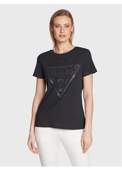 Guess T-Shirt Adele V2YI07 K8HM0 Czarny Regular Fit ze sklepu MODIVO w kategorii Bluzki damskie - zdjęcie 182670909