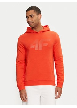 4F Bluza 4FWMM00TSWSM1464 Pomarańczowy Regular Fit ze sklepu MODIVO w kategorii Bluzy męskie - zdjęcie 182670927