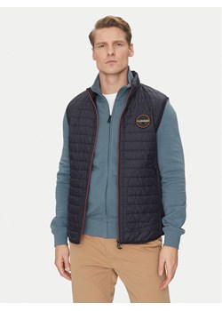 Napapijri Bezrękawnik Amiata NP0A4ICR Granatowy Regular Fit ze sklepu MODIVO w kategorii Kamizelki męskie - zdjęcie 182670955