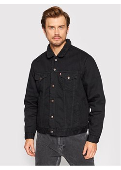 Levi's® Kurtka jeansowa Type III Sherpa 16365-0100 Czarny Regular Fit ze sklepu MODIVO w kategorii Kurtki męskie - zdjęcie 182670958