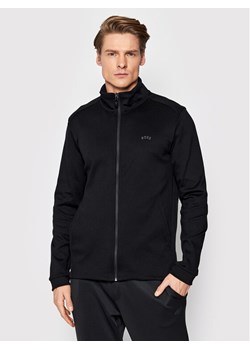 Boss Bluza Skaz Curved 50469097 Czarny Regular Fit ze sklepu MODIVO w kategorii Bluzy męskie - zdjęcie 182670988
