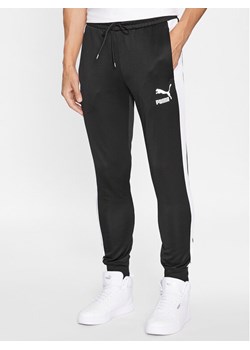 Puma Spodnie dresowe Iconic T7 530098 Czarny Regular Fit ze sklepu MODIVO w kategorii Spodnie męskie - zdjęcie 182671019