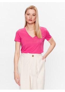 United Colors Of Benetton T-Shirt 3NLHE4249 Różowy Regular Fit ze sklepu MODIVO w kategorii Bluzki damskie - zdjęcie 182671056