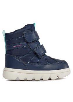 Geox Śniegowce B Willaboom Girl B A B365AE 0FU54 C4002 S Granatowy ze sklepu MODIVO w kategorii Buty zimowe dziecięce - zdjęcie 182671129