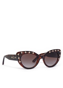 Guess Okulary przeciwsłoneczne GU00163 Brązowy ze sklepu MODIVO w kategorii Okulary przeciwsłoneczne damskie - zdjęcie 182671168