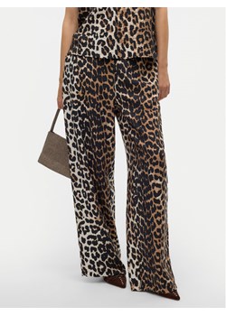 Vero Moda Spodnie materiałowe Josie 10303759 Brązowy Wide Leg ze sklepu MODIVO w kategorii Spodnie damskie - zdjęcie 182671325