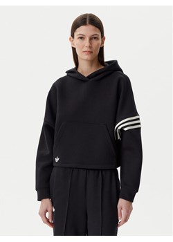 adidas Bluza Neuclassics JI8500 Czarny Oversize ze sklepu MODIVO w kategorii Bluzy damskie - zdjęcie 182671335