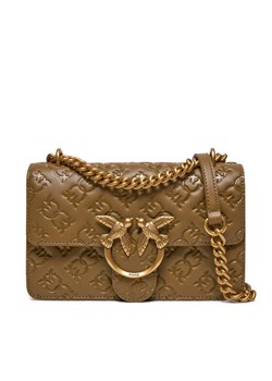 Pinko Torebka Love One Mini Dc 100074 A1YB V68Q Brązowy ze sklepu MODIVO w kategorii Kopertówki - zdjęcie 182671388