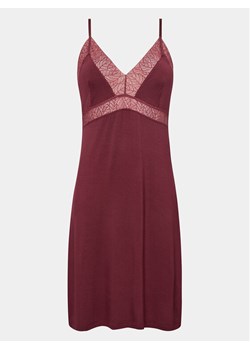 Femilet by Chantelle Koszula nocna Jazz FNA540 Bordowy Regular Fit ze sklepu MODIVO w kategorii Koszule nocne - zdjęcie 182671487