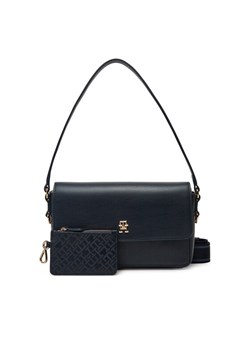 Tommy Hilfiger Torebka Th Distinct Conv Crossover AW0AW17219 Granatowy ze sklepu MODIVO w kategorii Listonoszki - zdjęcie 182671496