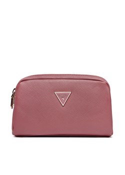 Guess Kosmetyczka Double Zip PW1576 P3373 Różowy ze sklepu MODIVO w kategorii Kosmetyczki - zdjęcie 182671509