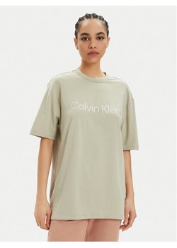 Calvin Klein Underwear T-Shirt 000QS7069E Zielony Relaxed Fit ze sklepu MODIVO w kategorii Bluzki damskie - zdjęcie 182671587
