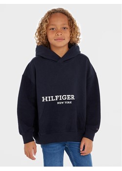 Tommy Hilfiger Bluza Logo KB0KB08298 D Granatowy Regular Fit ze sklepu MODIVO w kategorii Bluzy chłopięce - zdjęcie 182671598