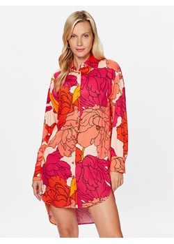 Sisley Sukienka codzienna 40NMLV03I Czerwony Regular Fit ze sklepu MODIVO w kategorii Sukienki - zdjęcie 182671656