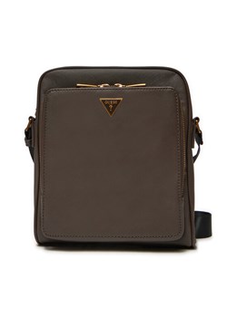 Guess Saszetka Milano-Saffiano Eco-Mini Bags HMMISA P4260 Brązowy ze sklepu MODIVO w kategorii Torby męskie - zdjęcie 182671736