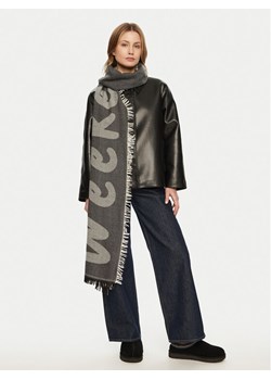 Weekend Max Mara Szal Flores 2515541064600 Czarny ze sklepu MODIVO w kategorii Szaliki i chusty damskie - zdjęcie 182671799