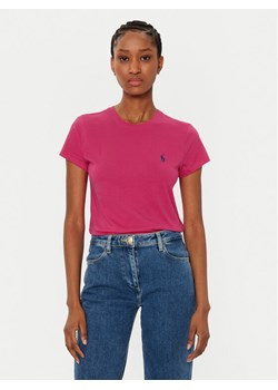 Polo Ralph Lauren T-Shirt 211898698031 Różowy Regular Fit ze sklepu MODIVO w kategorii Bluzki damskie - zdjęcie 182672057