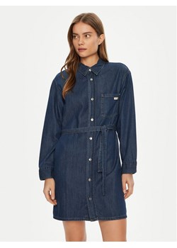 Calvin Klein Jeans Sukienka jeansowa J20J225008 Granatowy Regular Fit ze sklepu MODIVO w kategorii Sukienki - zdjęcie 182672105