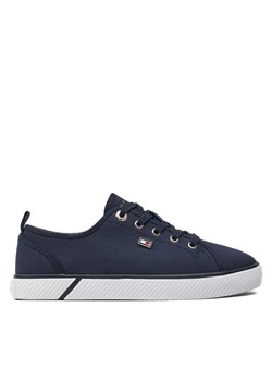 Tommy Hilfiger Tenisówki Vulc Canvas Sneaker FW0FW08063 Granatowy ze sklepu MODIVO w kategorii Trampki damskie - zdjęcie 182672176