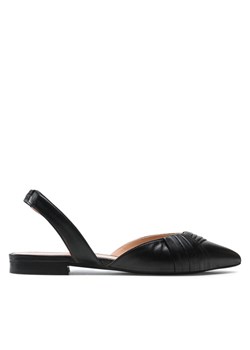 Pollini Sandały SA11021G0ETG0000 Czarny ze sklepu MODIVO w kategorii Balerinki - zdjęcie 182672179