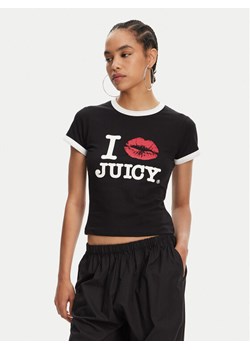 Juicy Couture T-Shirt I Kiss JCWCT125318 Czarny Slim Fit ze sklepu MODIVO w kategorii Bluzki damskie - zdjęcie 182672206