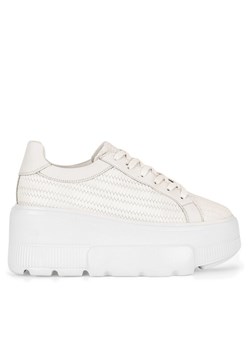 Badura Sneakersy CASI-01W1-004 Biały ze sklepu MODIVO w kategorii Buty sportowe damskie - zdjęcie 182672215