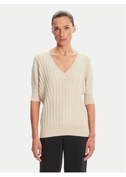 Morgan Sweter 251-MINSPI Beżowy Regular Fit ze sklepu MODIVO w kategorii Swetry damskie - zdjęcie 182672288