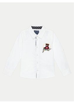 Guess Koszula N4BH08 W9CL0 Biały Regular Fit ze sklepu MODIVO w kategorii Koszule chłopięce - zdjęcie 182672316
