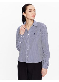 Polo Ralph Lauren Koszula 211891419001 Granatowy Regular Fit ze sklepu MODIVO w kategorii Koszule damskie - zdjęcie 182672325