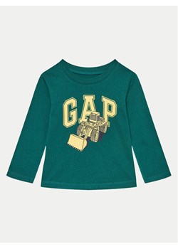 Gap Bluzka 609705-02 Zielony Regular Fit ze sklepu MODIVO w kategorii T-shirty chłopięce - zdjęcie 182672357