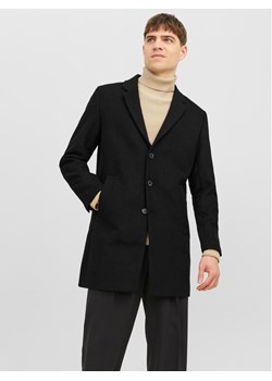 Jack&Jones Płaszcz wełniany 12239008 Czarny Regular Fit - id: 0000302308767 - marki Jack & Jones - 182672488 Jack&Jones Płaszcz wełniany 12239008 Czarny Regular Fit ze sklepu MODIVO w kategorii Płaszcze męskie - zdjęcie 182672488