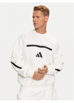adidas Bluza Z.N.E. JF2451 Biały Loose Fit ze sklepu MODIVO w kategorii Bluzy męskie - zdjęcie 182672556