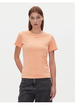 HUGO T-Shirt Deloris 50512002 Pomarańczowy Regular Fit ze sklepu MODIVO w kategorii Bluzki damskie - zdjęcie 182672599