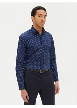 Calvin Klein Koszula K10K114313 Granatowy Slim Fit ze sklepu MODIVO w kategorii Koszule męskie - zdjęcie 182672615