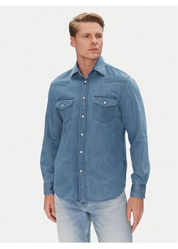 Tommy Hilfiger Koszula jeansowa MW0MW39903 Niebieski Regular Fit ze sklepu MODIVO w kategorii Koszule męskie - zdjęcie 182672625