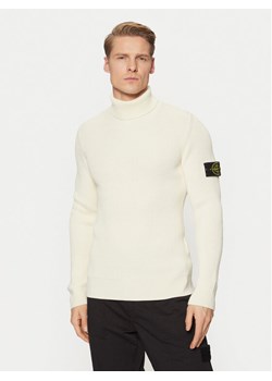 Stone Island Golf 8115552C2 Écru Regular Fit ze sklepu MODIVO w kategorii Swetry męskie - zdjęcie 182672669