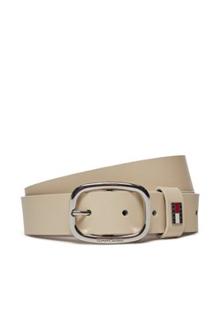 Tommy Jeans Pasek Damski Tjw Oval 3.0 AW0AW15836 Beżowy ze sklepu MODIVO w kategorii Paski damskie - zdjęcie 182672727
