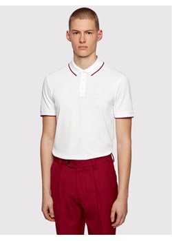 Boss Polo Parlay 101 50445486 Biały Regular Fit ze sklepu MODIVO w kategorii T-shirty męskie - zdjęcie 182672736