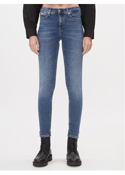Calvin Klein Jeans Jeansy J20J221581 Niebieski Skinny Fit ze sklepu MODIVO w kategorii Jeansy damskie - zdjęcie 182672749